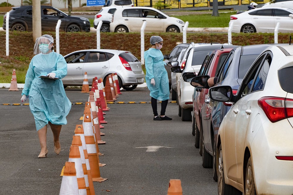 Gama e Planaltina ganham postos ‘drive-thru’ para testes de coronavírus; veja endereços