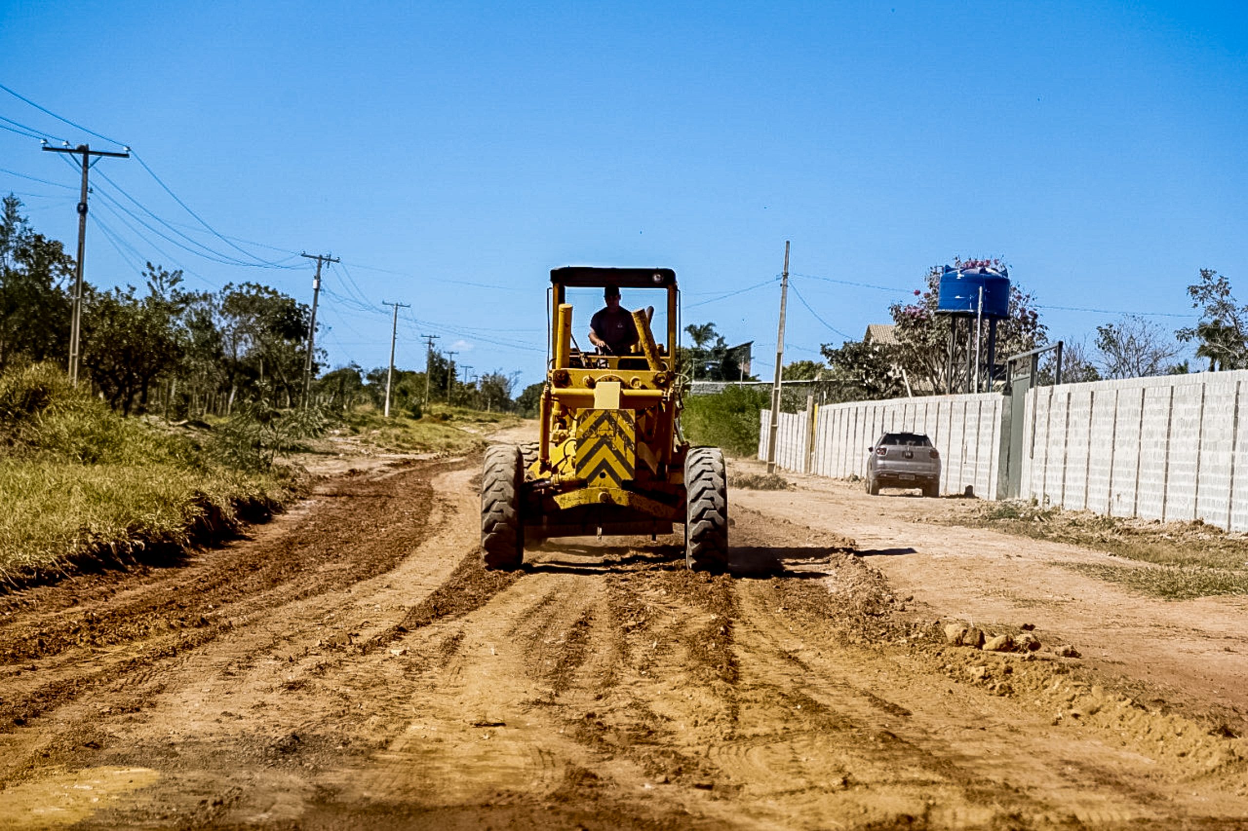 Recuperação de 6 km de vias para área rural do Gama