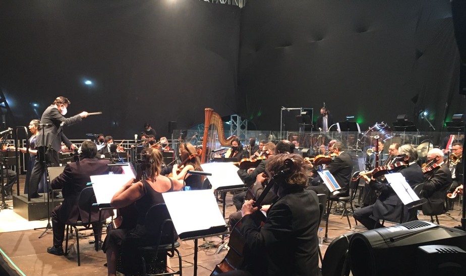 Orquestra Sinfônica do Teatro Nacional faz apresentação na Concha Acústica