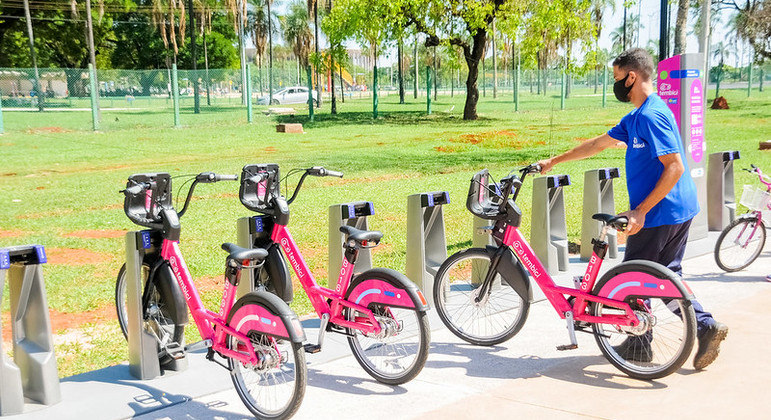 Bicicletas compartilhadas do DF recebem cerca de 1.535 cadastros