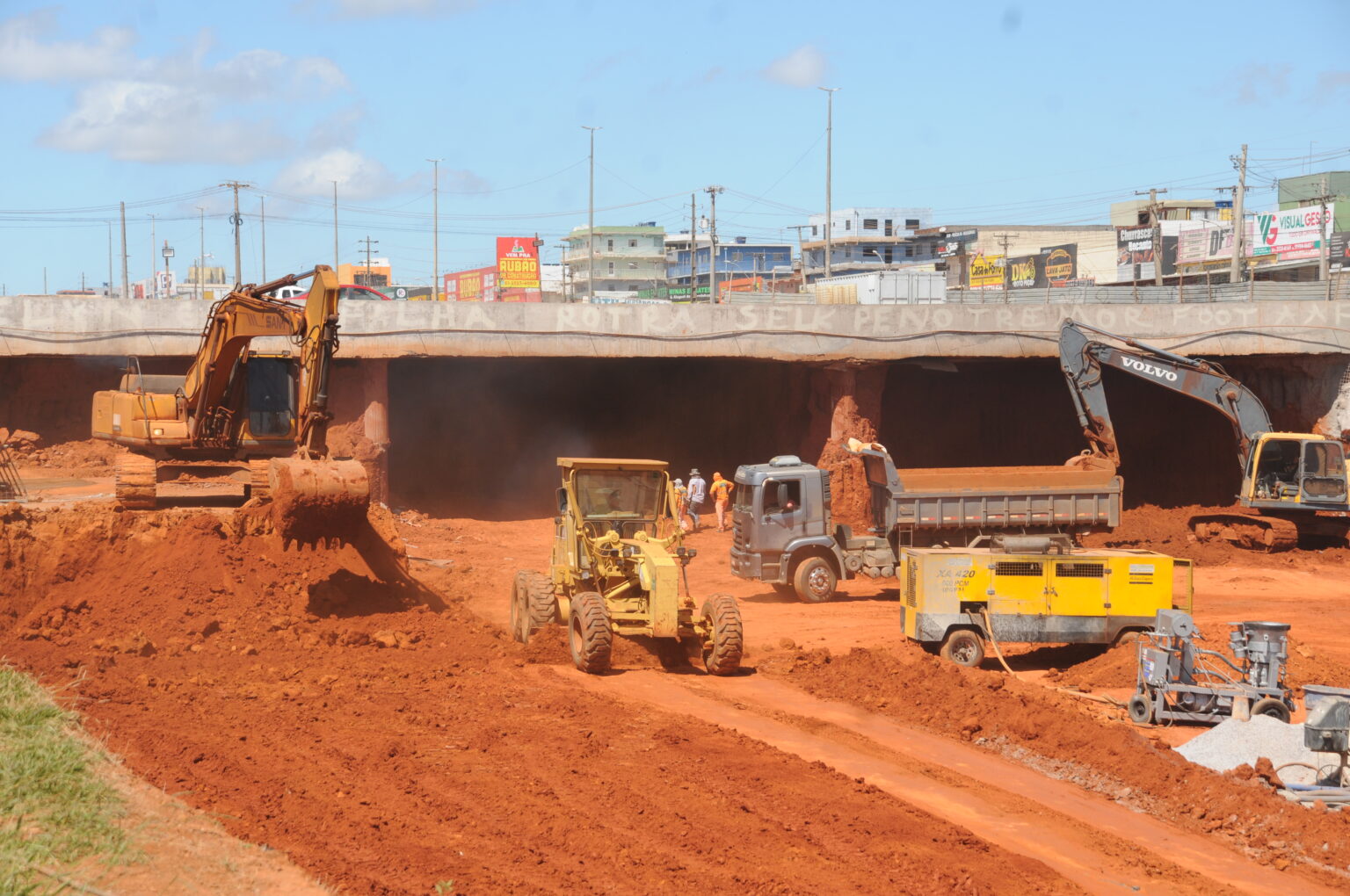 70% executado, complexo vai revolucionar o trânsito no Recanto das Emas