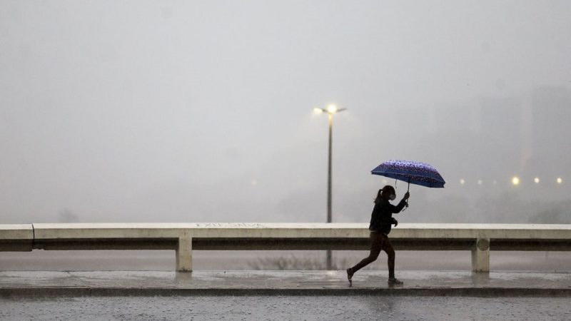 Chuva demorará a chegar no DF