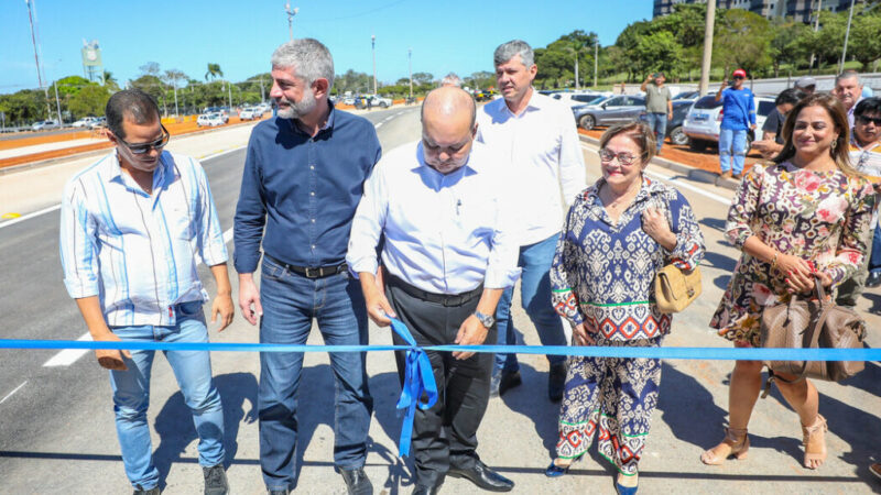 Pista do viaduto da Epig, no Sudoeste, é liberada