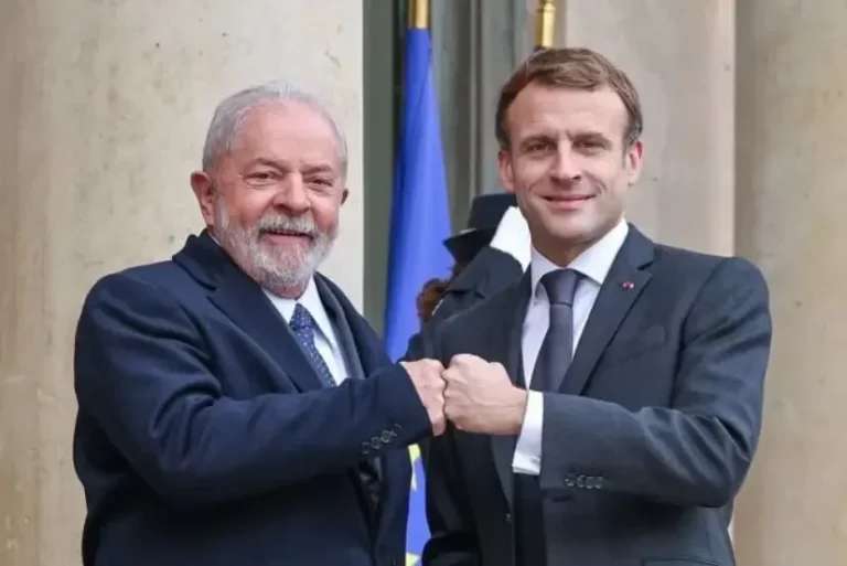 Presidente Lula: fiquei de marcar telefonema com Macron sobre paz entre Rússia e Ucrânia