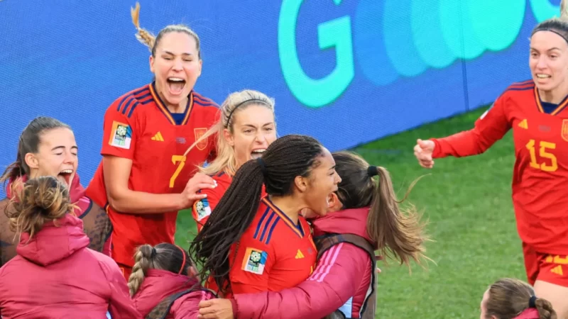 Copa feminina: Espanha chega à semifinal pela primeira vez na história