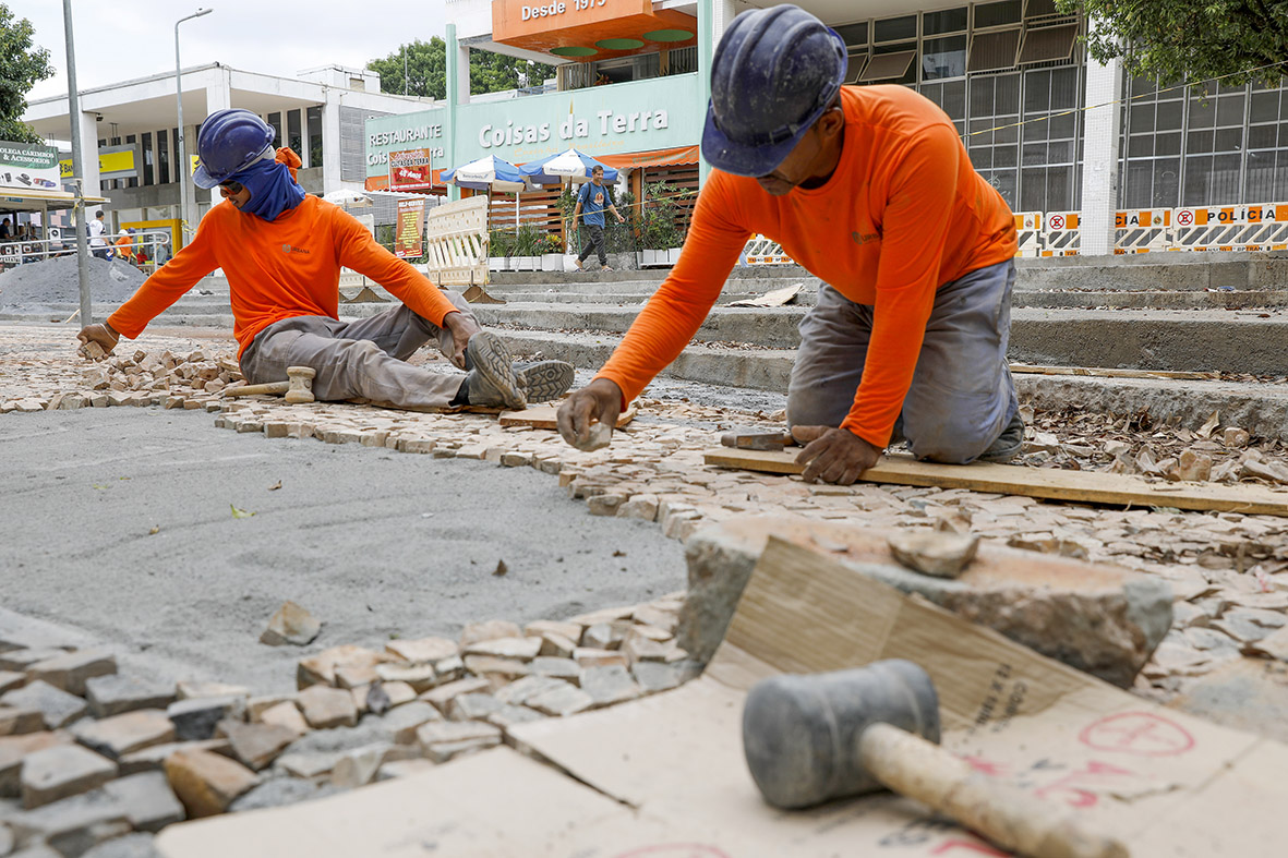 Quadra 5 do Setor Comercial Sul de cara nova com obras do GDF