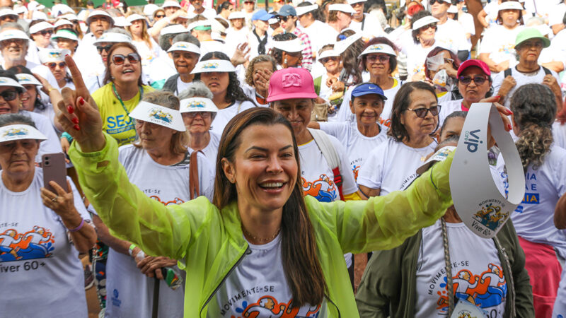 Ação especial no Parque da Cidade conscientiza sobre proteção da pessoa idosa