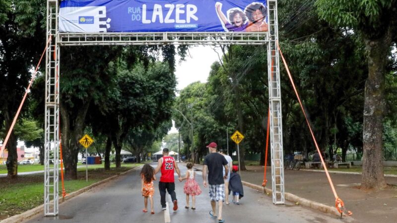 Rua do Lazer estreia em Planaltina com programação gratuita aos domingos