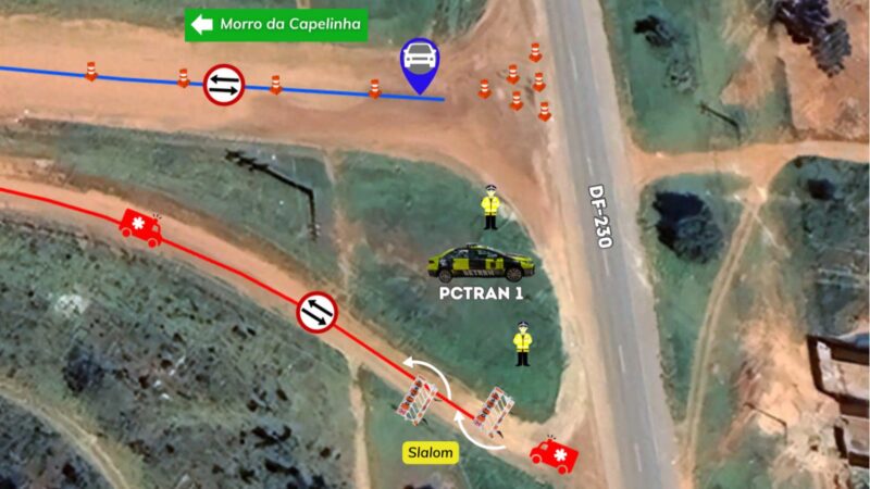 Detran-DF organizará o trânsito no Morro da Capelinha nesta sexta-feira (18)