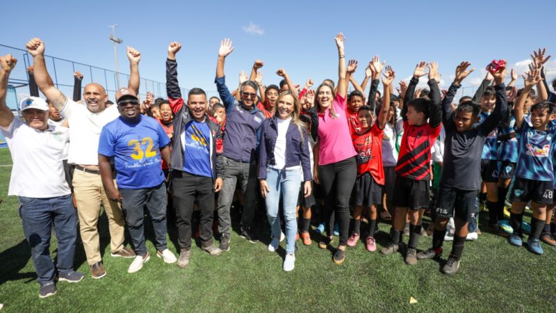 Com investimento de mais de R$ 2 milhões, campo sintético em Santa Maria é entregue após reforma