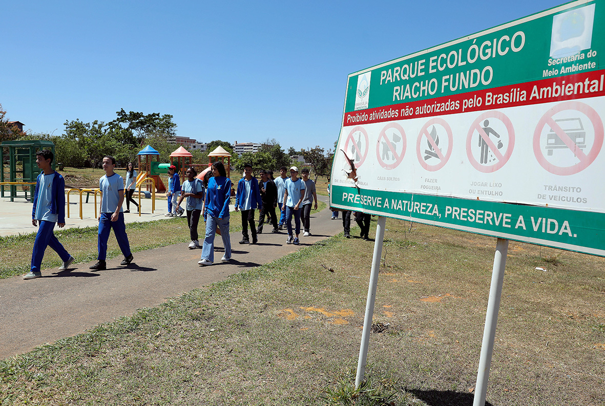 Programa Parque Educador já beneficiou mais de 21 mil estudantes da rede pública do DF