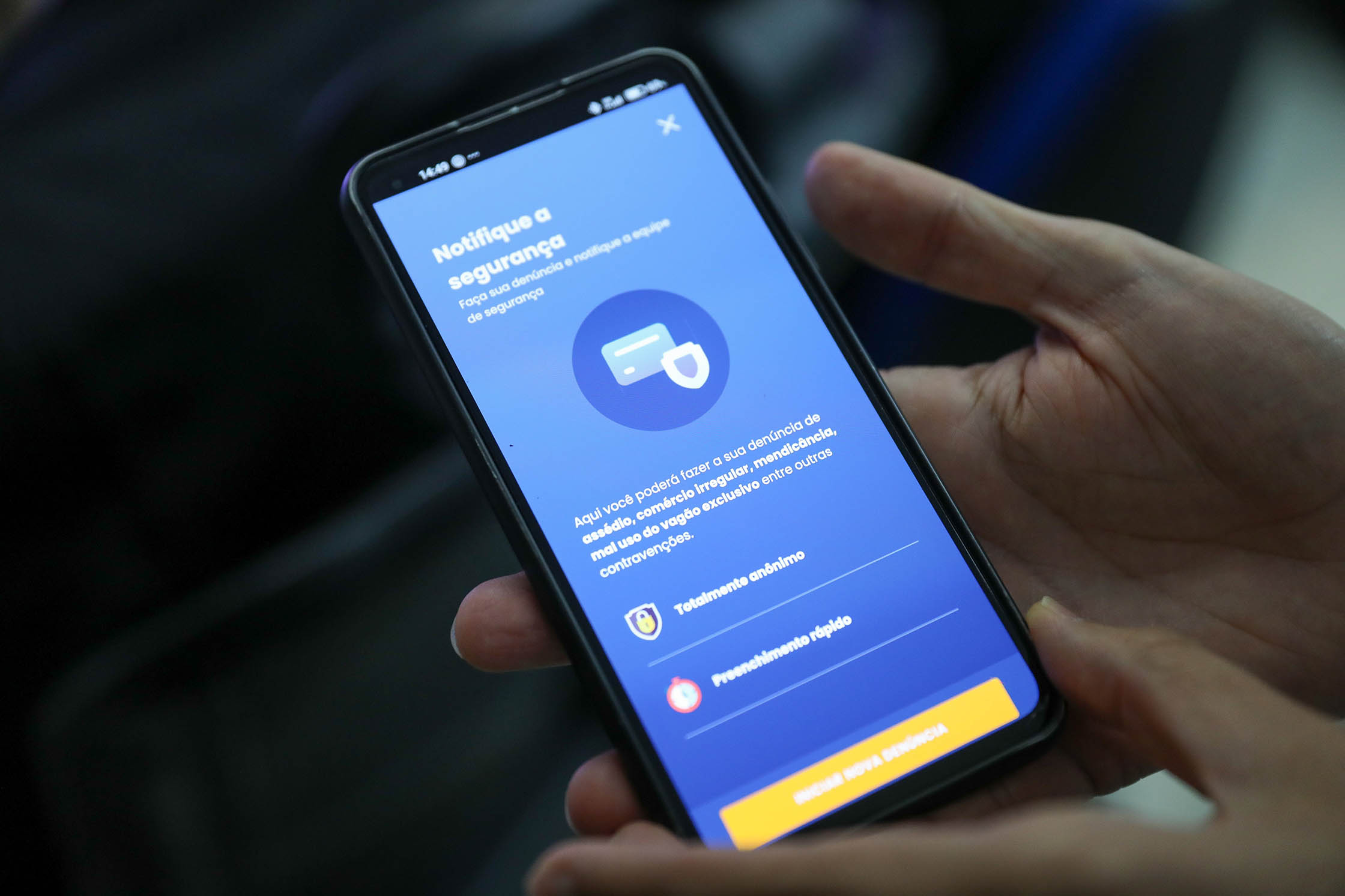 Aplicativo do Metrô-DF terá espaço para registro de denúncias sobre segurança a partir desta segunda-feira (15)