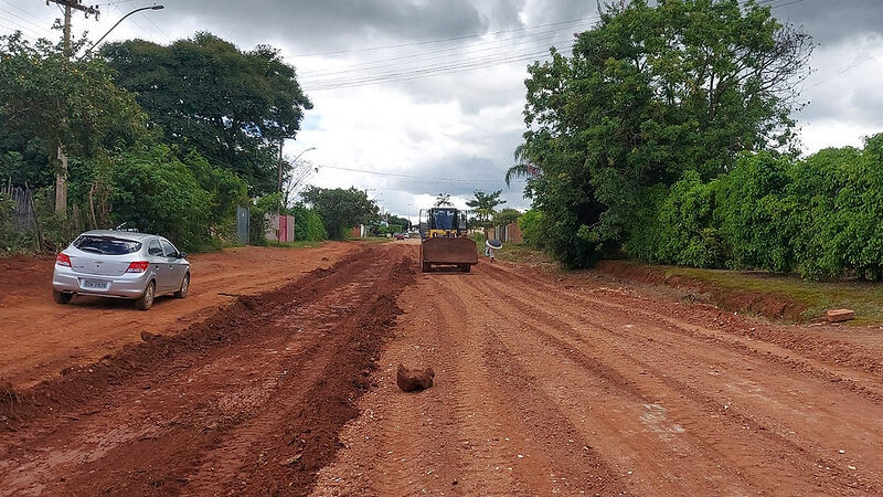 GDF intensifica manutenção de vias não pavimentadas no Riacho Fundo II