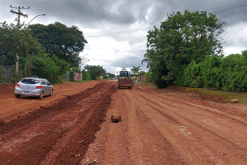 GDF intensifica manutenção de vias não pavimentadas no Riacho Fundo II