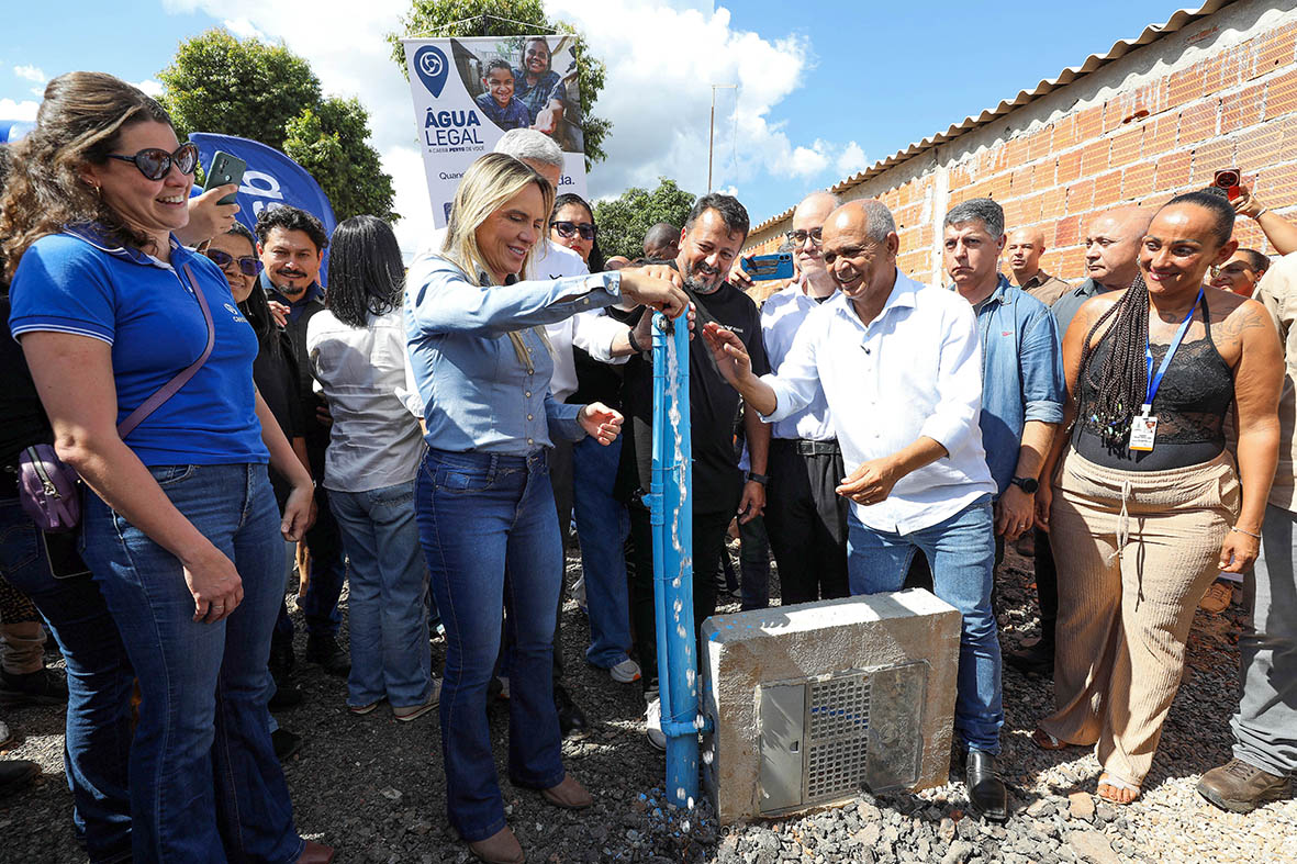 GDF leva água tratada a 1,4 mil moradores do Arapoanga